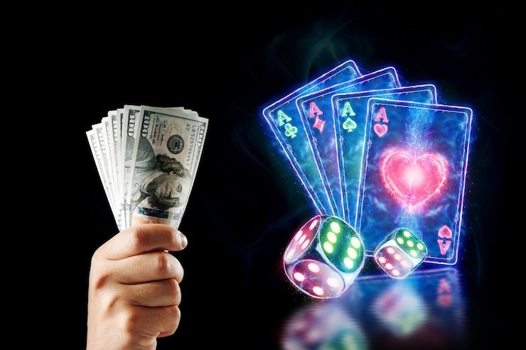 Antarmuka blackjack responsif untuk Android dan iOS Antarmuka permainan blackjack di perangkat mobile